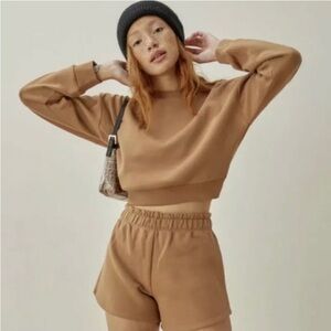 Reformation Sweatshirt and Shorts Set